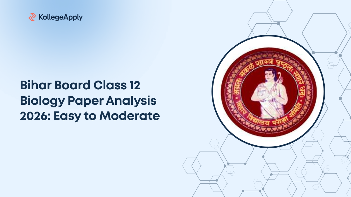 Bihar Board Class 12 Biology Paper Analysis 2026: Easy to Moderate