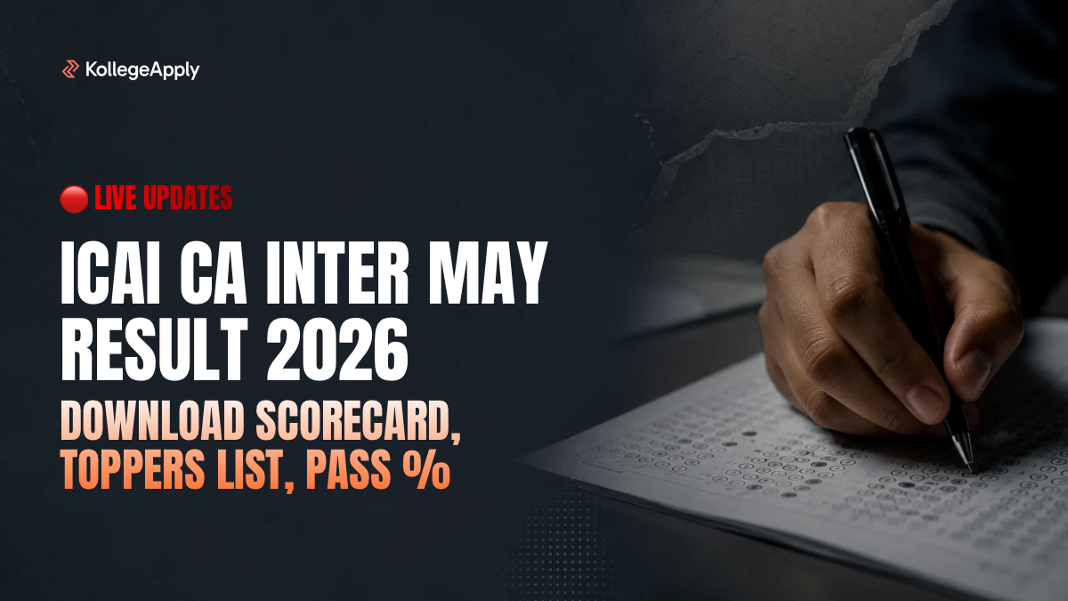 CA Inter May Result 2026 Released LIVE: Download Scorecard, Toppers ...