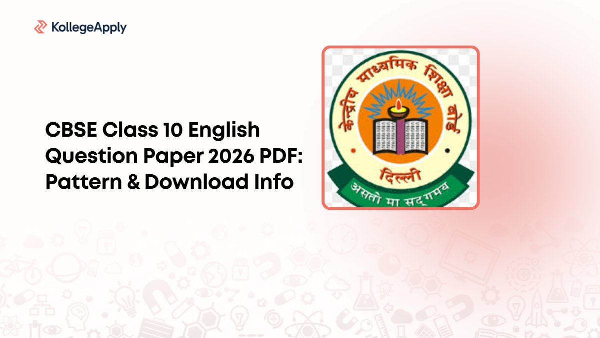 CBSE Class 10 English Question Paper 2026 PDF: Pattern & Download Info