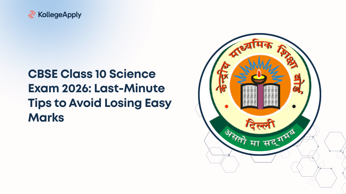 CBSE Class 10 Science Exam 2026: Last-Minute Tips to Avoid Losing Easy ...