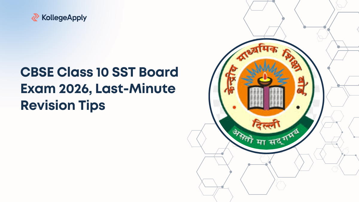 CBSE Class 10 SST Board Exam 2026, Last-Minute Revision Tips