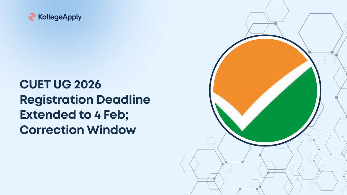 Scarrection CUET UG 2026 Registration Deadline Extended to 4 Feb; Correction Window