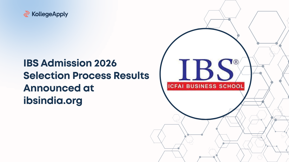 Process Update Slides IBS Admission 2026 Selection Process Results Announced at ibsindia.org