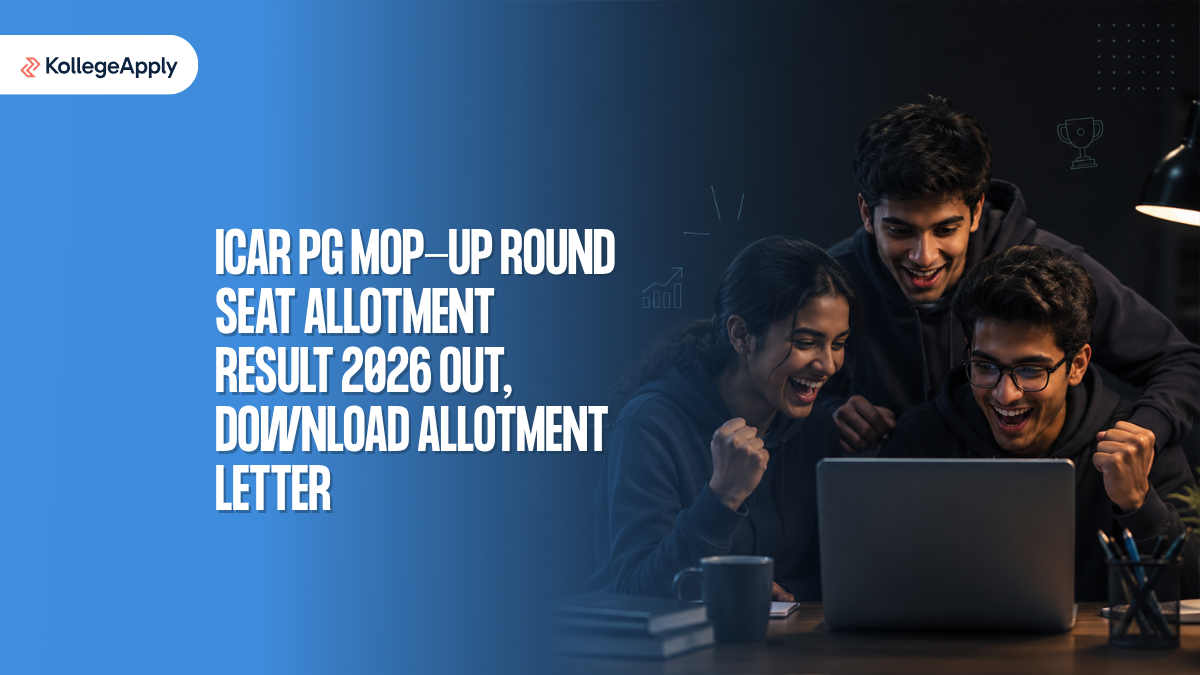 ICAR PG Mop-Up Round Result 2026 Out, Download Letter