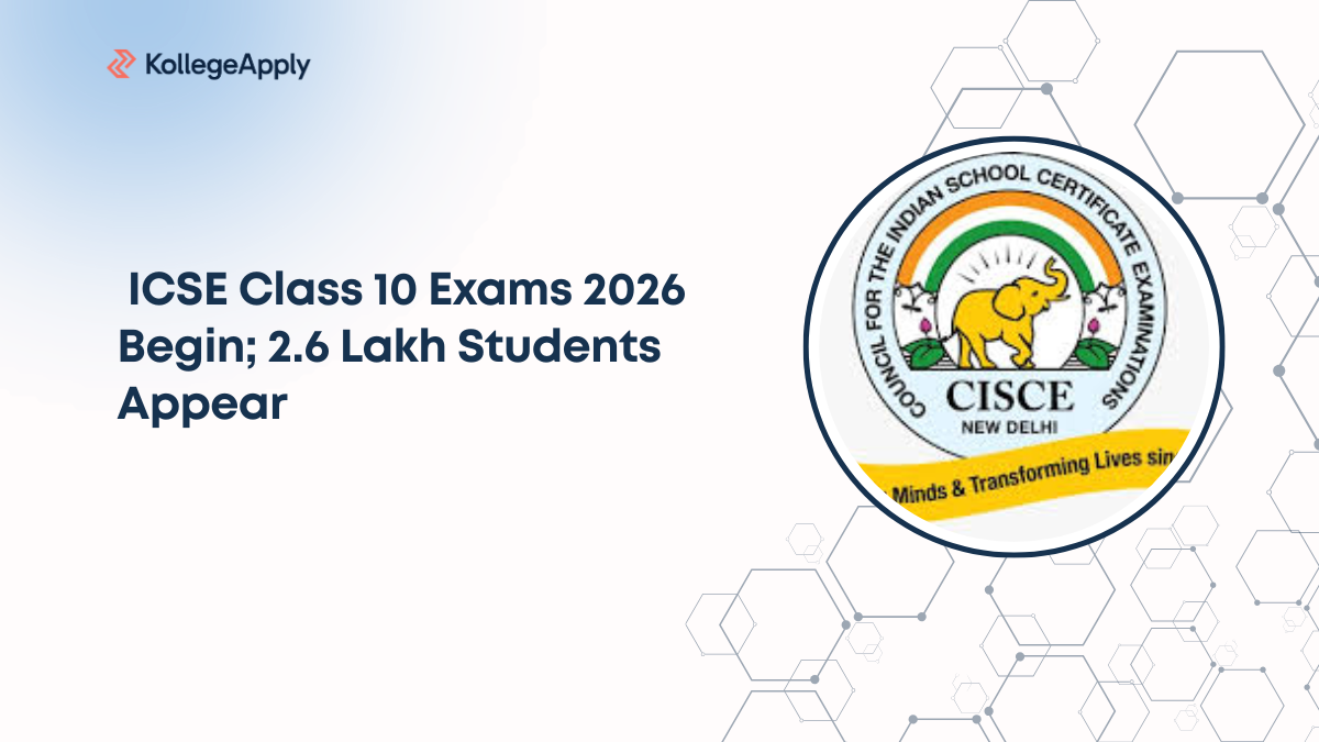 ICSE Class 10 Exams 2026 Begin; 2.6 Lakh Students Appear