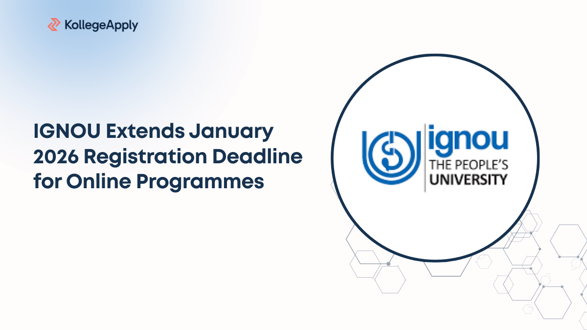 IGNOU Extends January 2026 Registration Deadline for Online Programmes