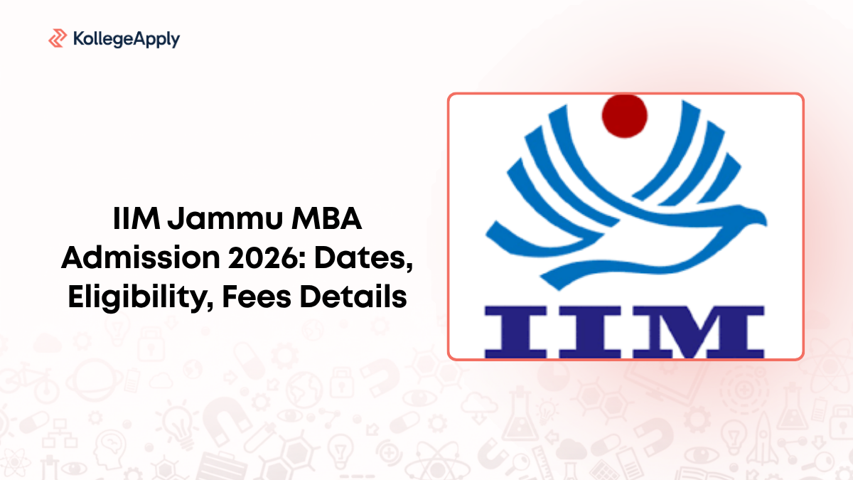 IIM Jammu MBA Admission 2026: Dates, Eligibility, Fees Details