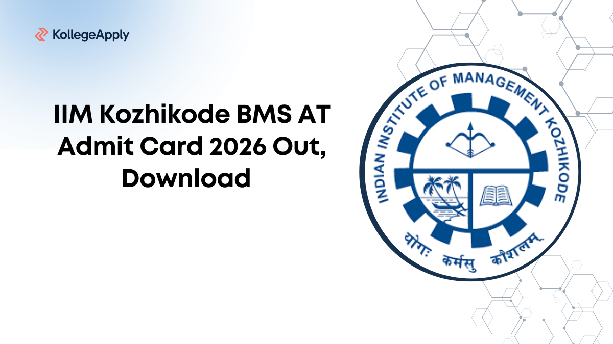 IIM Kozhikode BMS AT Admit Card 2026 Out, Download
