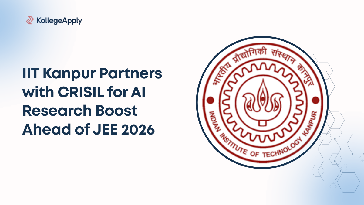 IIT Kanpur Partners with CRISIL for AI Research Boost Ahead of JEE 2026