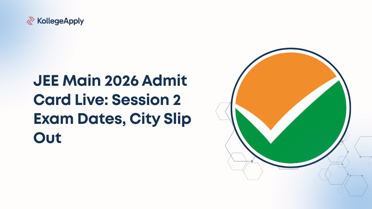 JEE Main 2026 Admit Card Live: Session 2 Exam Dates, City Slip Out