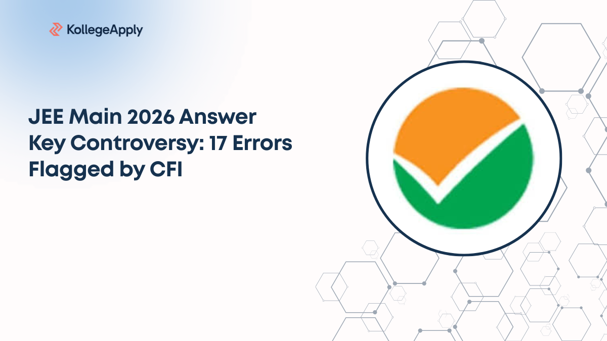 JEE Main 2026 Answer Key Controversy: 17 Errors Flagged by CFI