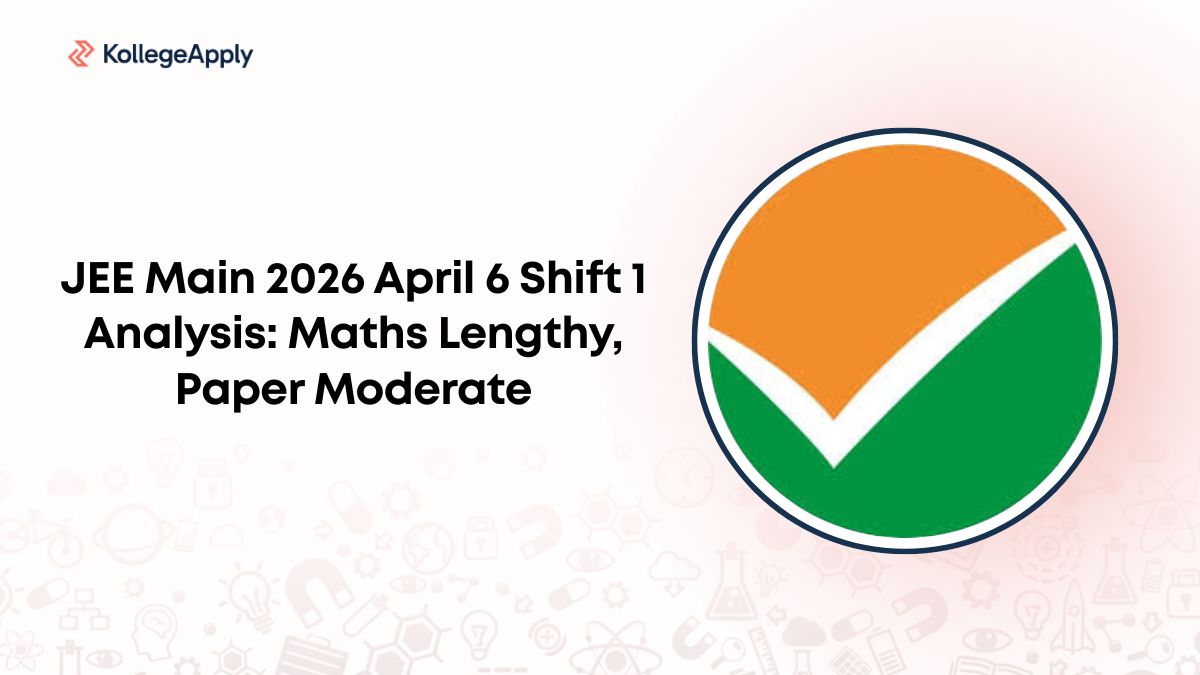 JEE Main 2026 April 6 Shift 1 Analysis: Maths Lengthy, Paper Moderate