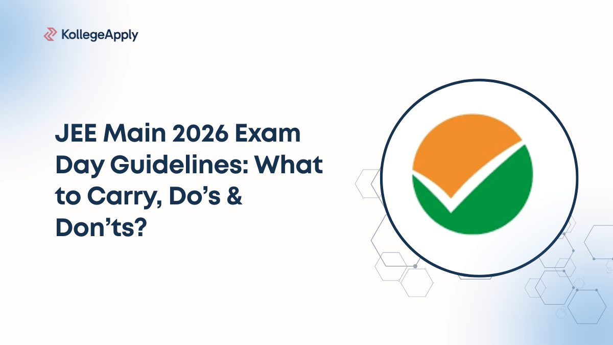 JEE Main 2026 Exam Day Guidelines: What to Carry, Do’s & Don’ts?