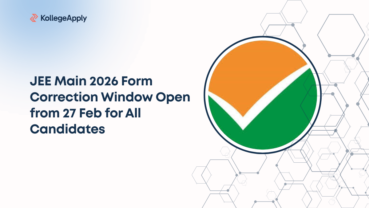 JEE Main 2026 Form Correction Window Open from 27 Feb for All Candidates