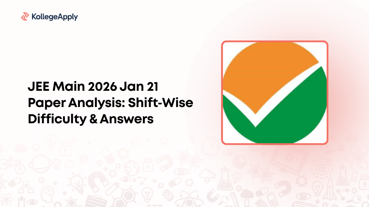 JEE Main 2026 Jan 21 Paper Analysis: Shift‑Wise Difficulty & Answers