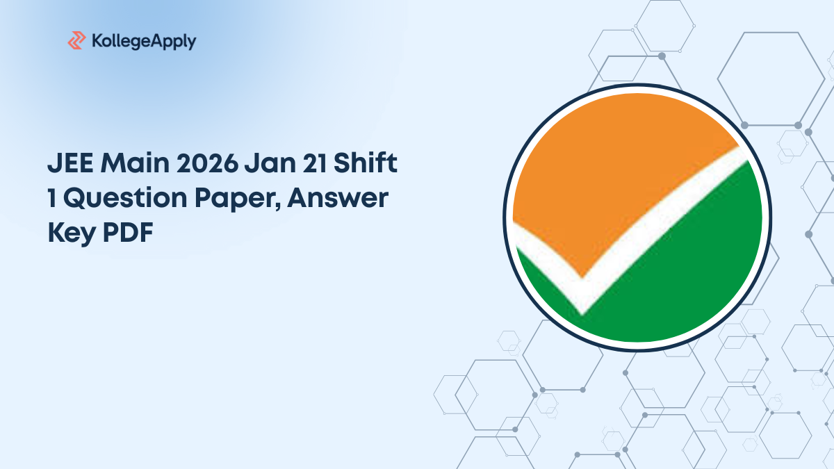 JEE Main 2026 Jan 21 Shift 1 Question Paper, Answer Key PDF