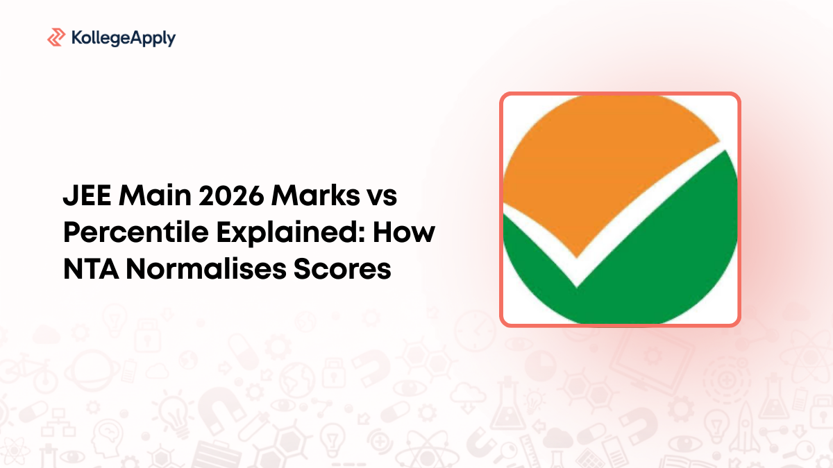 JEE Main 2026 Marks vs Percentile Explained: How NTA Normalises Scores