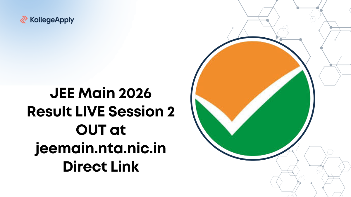 JEE Main 2026 Result LIVE Session 2 Out at jeemain.nta.nic.in Direct Link