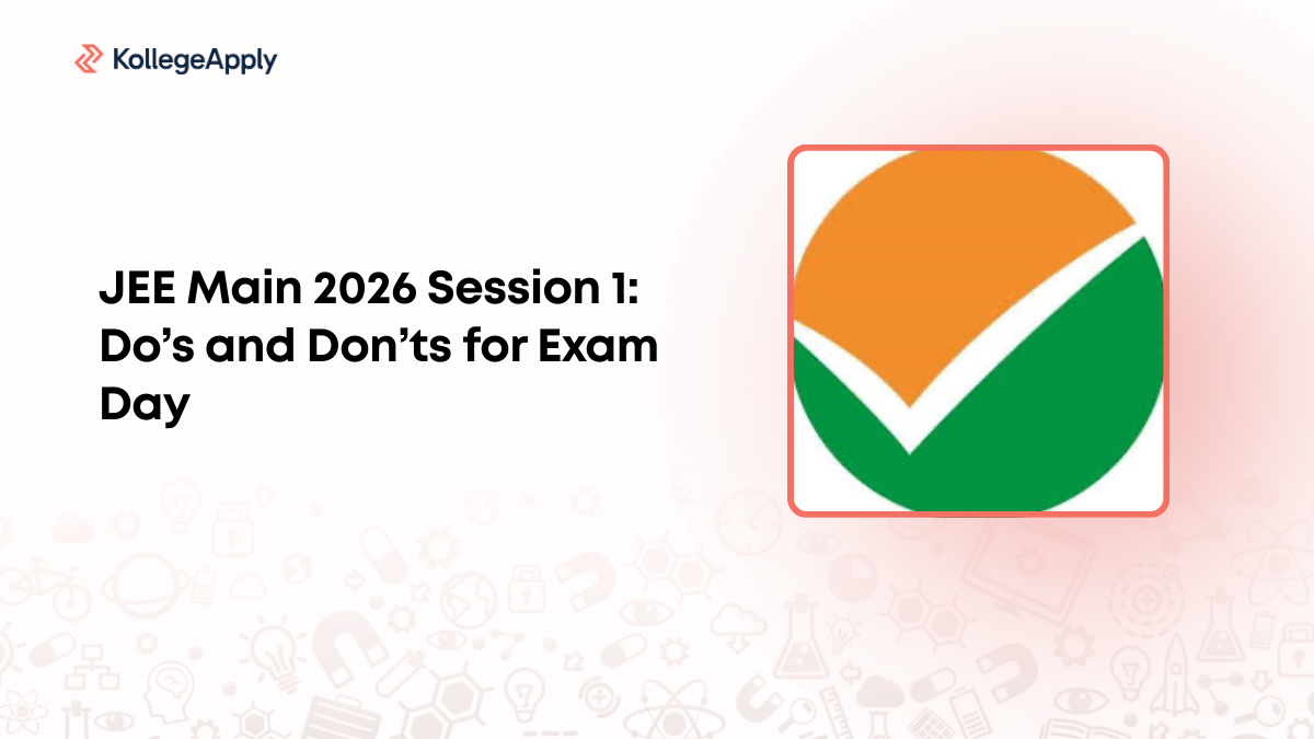 JEE Main 2026 Session 1: Complete Do’s and Don’ts for Exam Day