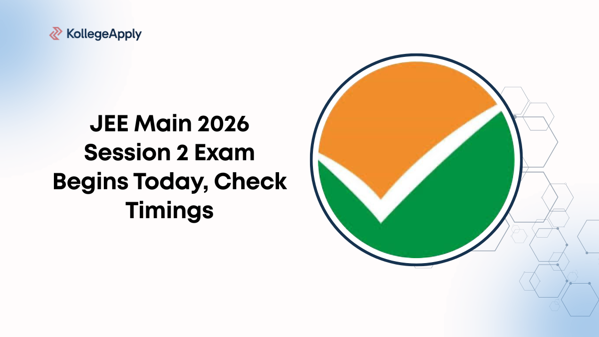 JEE Main 2026 Session 2 Exam Begins Today, Check Timings