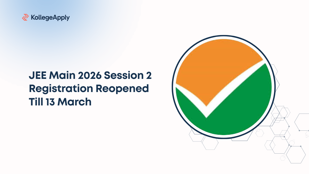 JEE Main 2026 Session 2 Registration Reopened Till 13 March