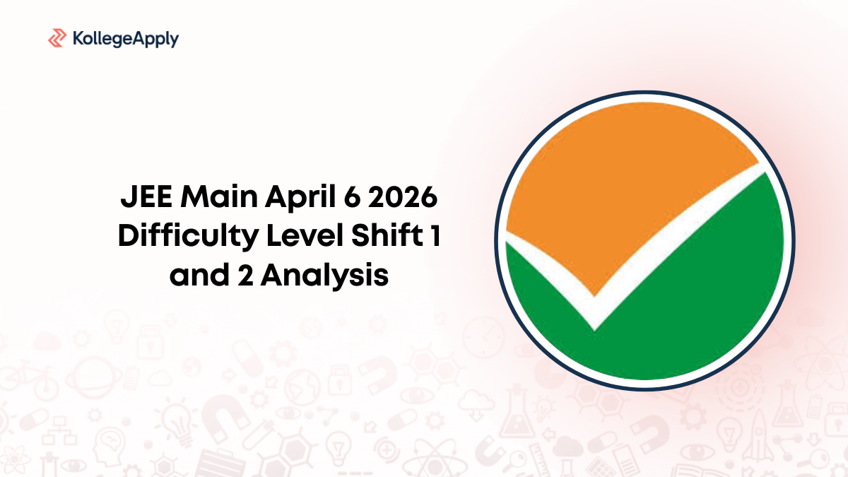 JEE Main April 6 2026 Difficulty Level Shift 1 and 2 Analysis