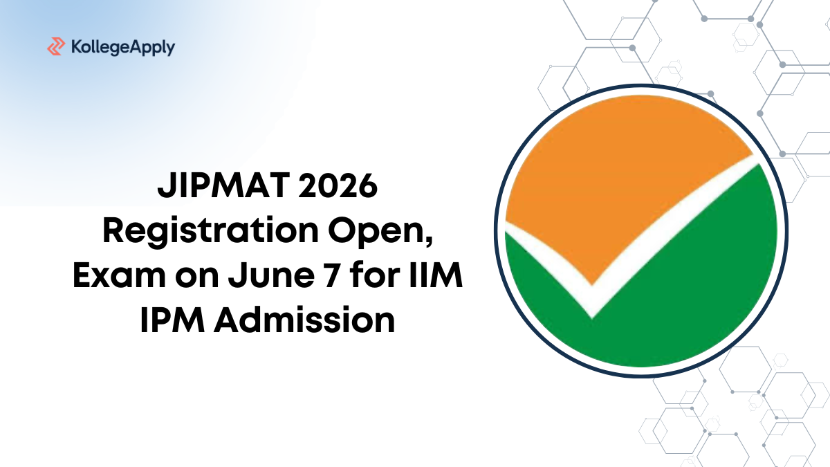 JIPMAT 2026 Registration Open, Exam on June 7 for IIM IPM