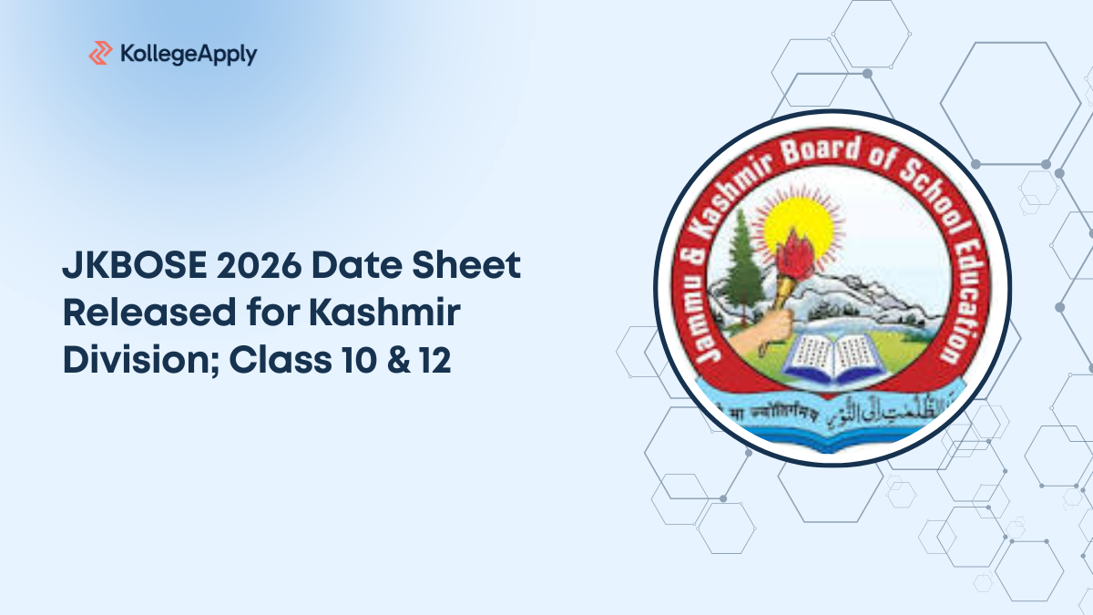 JKBOSE 2026 Date Sheet Released for Kashmir Division; Class 10 & 12