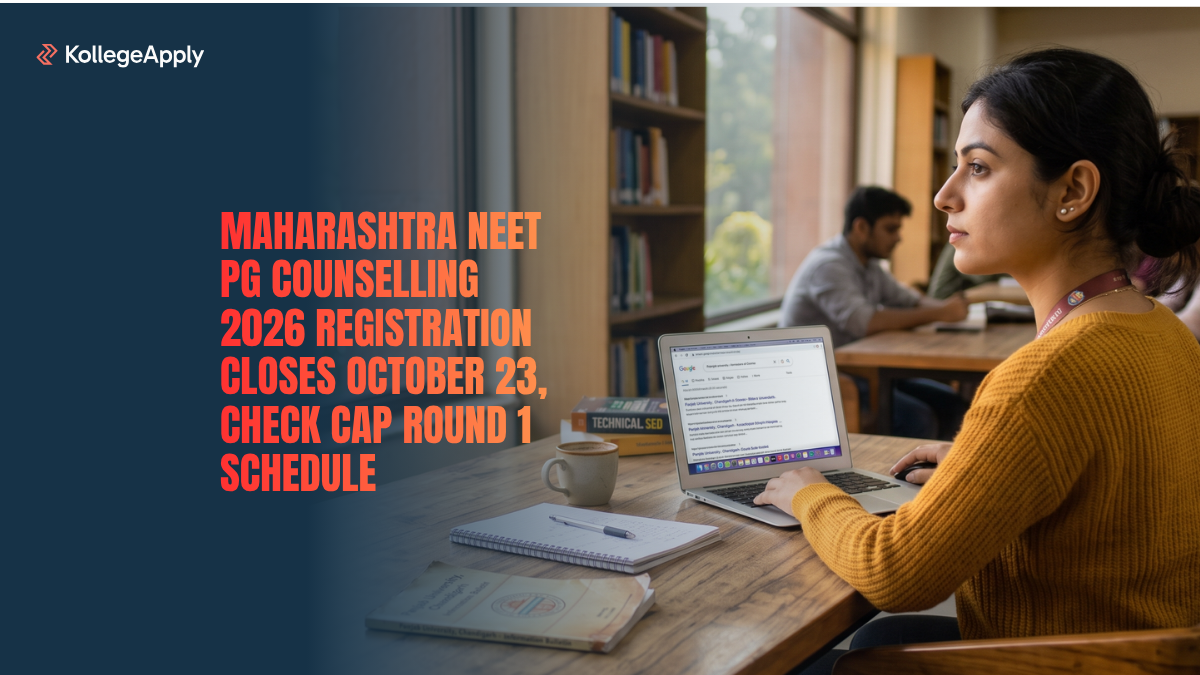 Maharashtra NEET PG Counselling 2026 Registration Dates - KollegeApply News