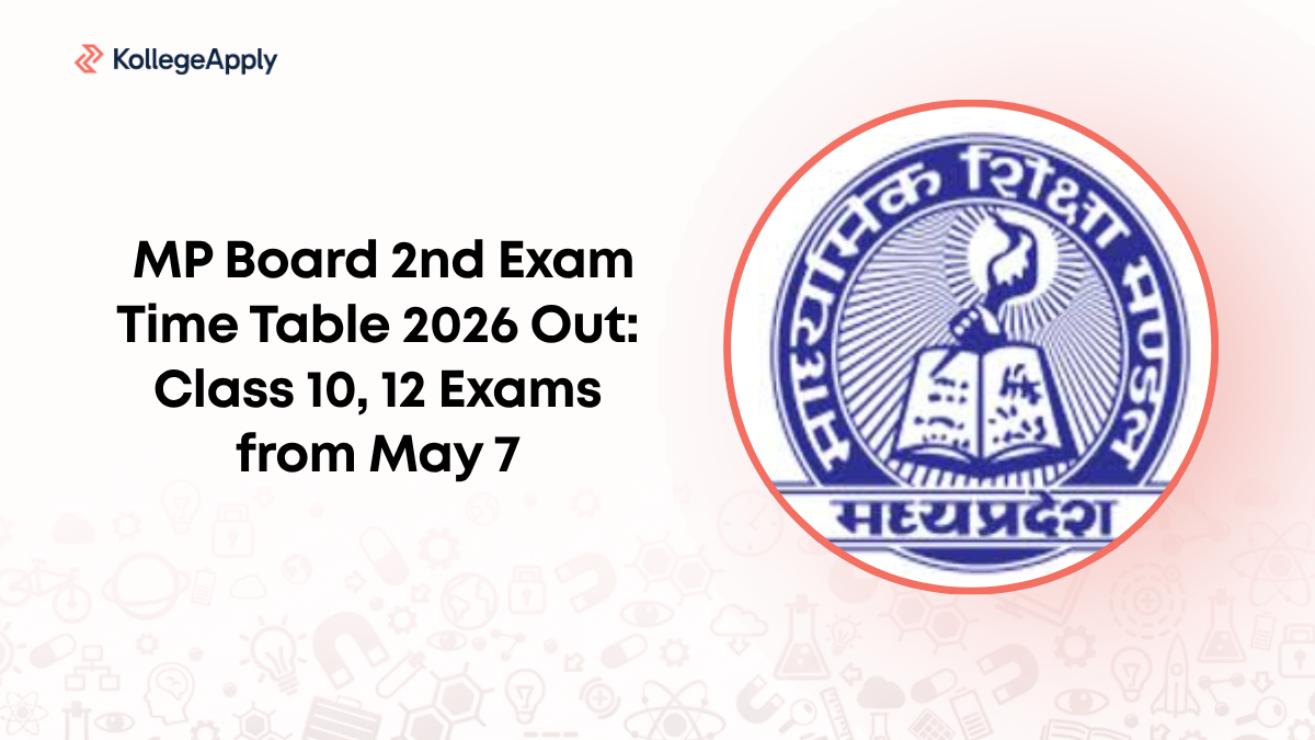 MP Board 2nd Exam Time Table 2026 Out: Class 10, 12 Exams from May 7