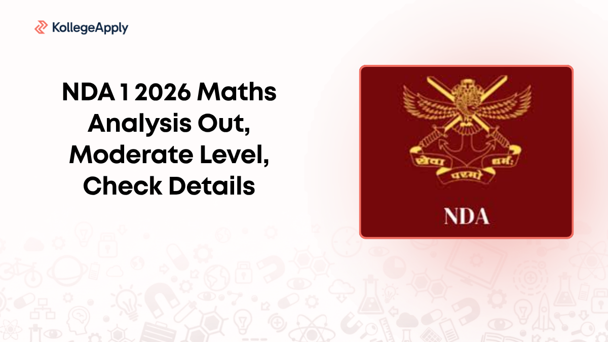 NDA 1 2026 Maths Analysis Out, Moderate Level, Check Details