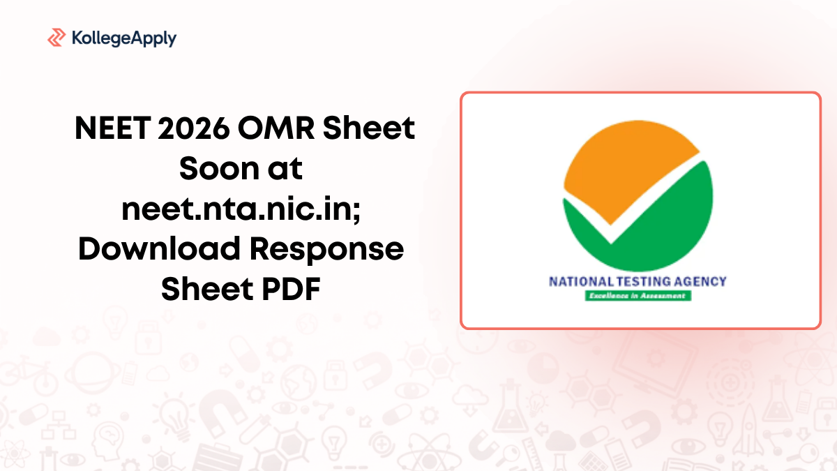 NEET 2026 OMR Sheet Soon at neet.nta.nic.in; Download Response Sheet PDF