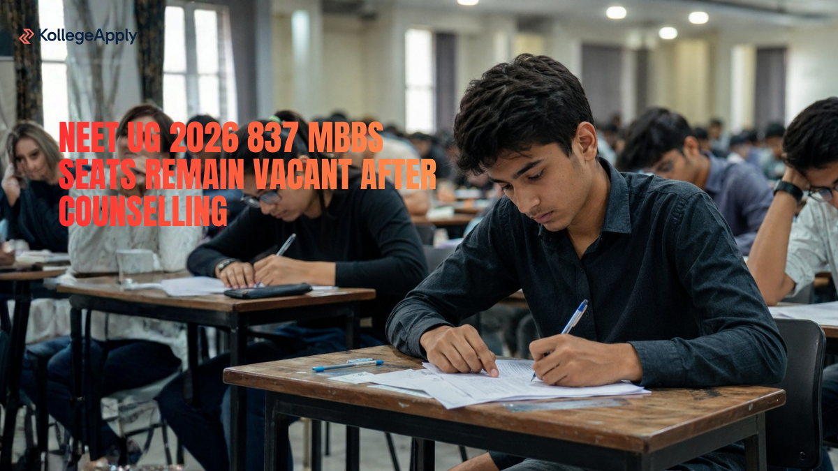 NEET UG 2026: 837 MBBS Seats Remain Vacant After Counselling, Most in Tamil Nadu and Puducherry - KollegeApply News
