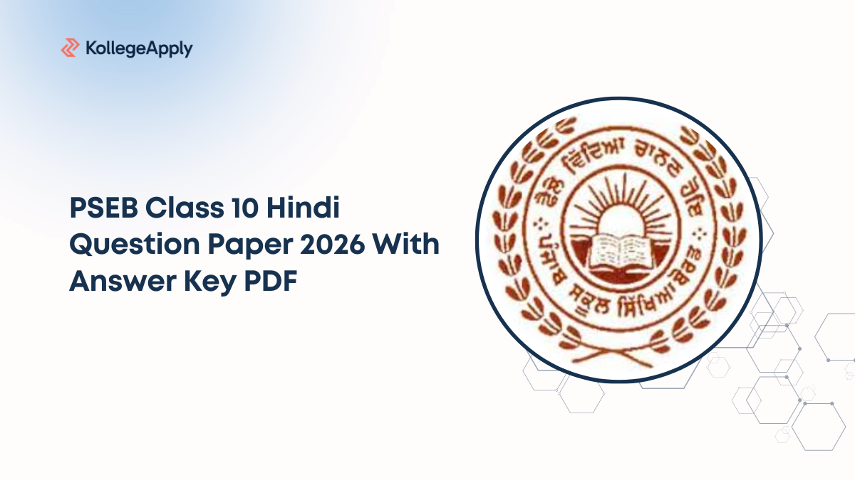 PSEB Class 10 Hindi Question Paper 2026 With Answer Key PDF