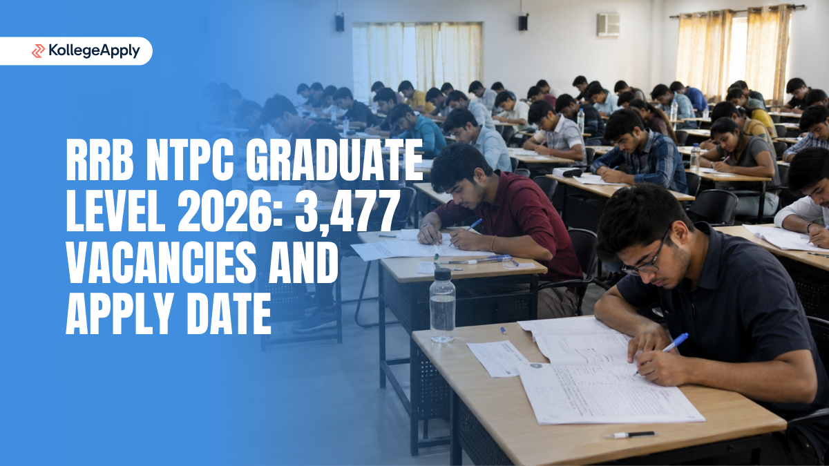 RRB NTPC Graduate Level 2026: 3,477 Vacancies and Apply Date