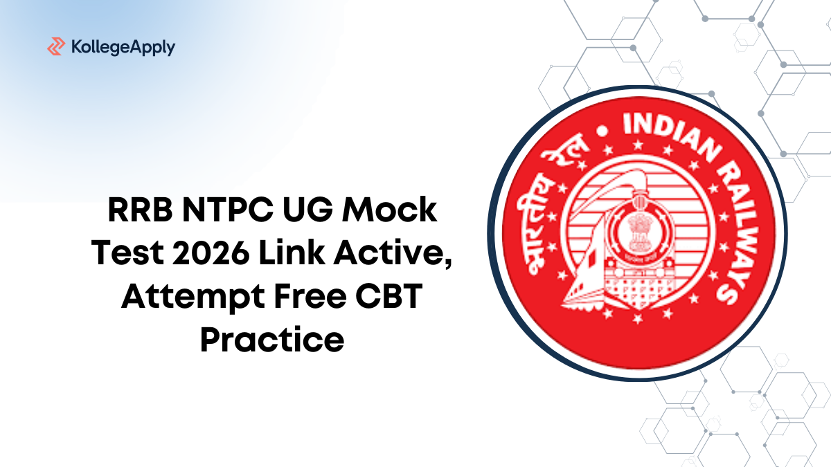 RRB NTPC UG Mock Test 2026 Link Active, Attempt Free CBT Practice
