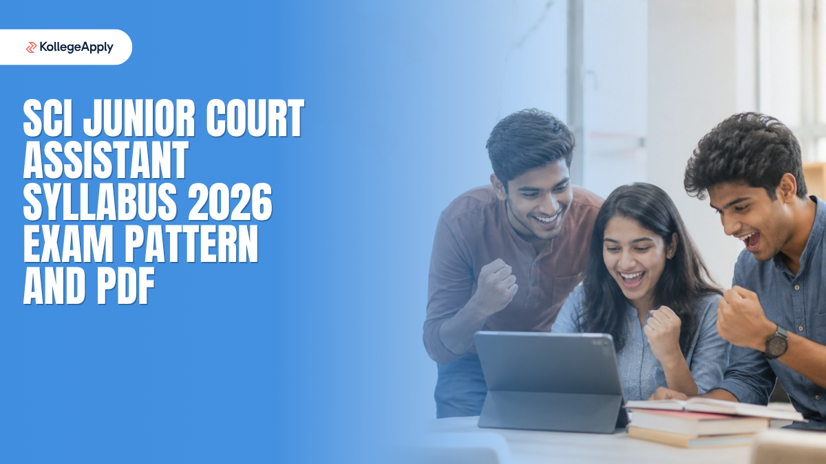 Pattern Testing SCI Junior Court Assistant Syllabus 2026 Exam Pattern and PDF