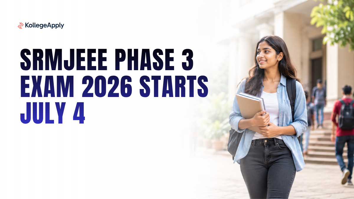 SRMJEEE Phase 3 Exam 2026 Starts July 4; Check Remote Test Rules