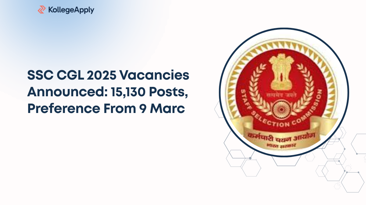 Cgl Posts List SSC CGL 2025 Vacancies Announced: 15,130 Posts, Preference From 9 Marc