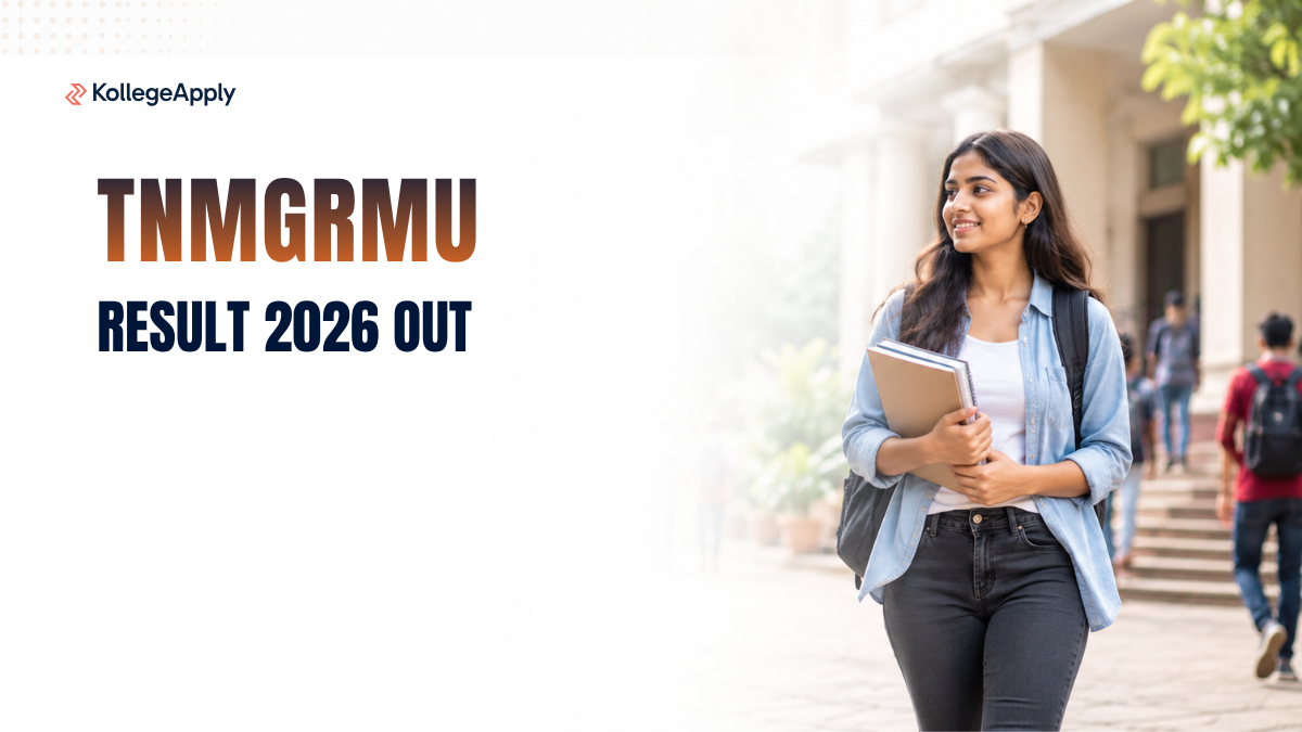 TNMGRMU Result 2026 OUT for UG, PG Courses, Check Now