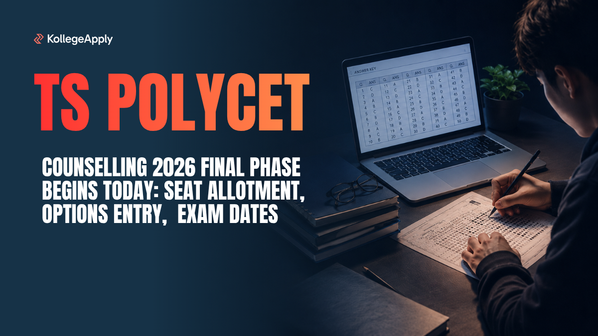 TS POLYCET Counselling 2026 Final Phase Begins Today: Seat Allotment ...