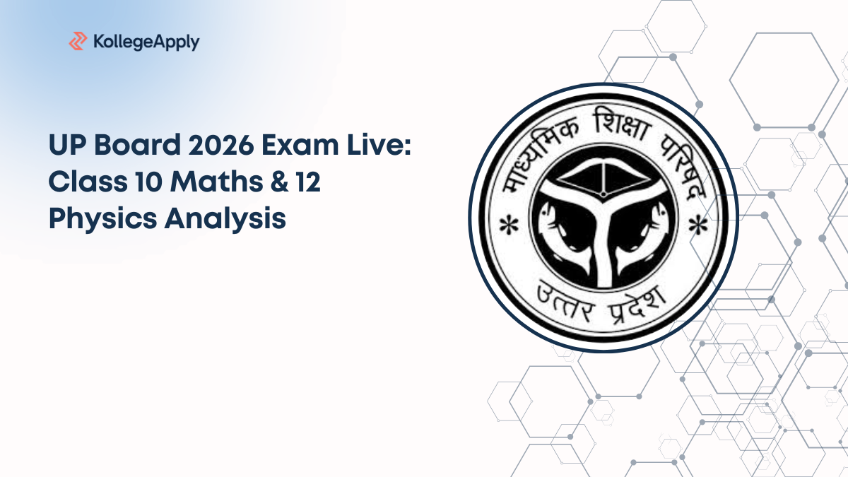 UP Board 2026 Exam Live: Class 10 Maths & 12 Physics Analysis
