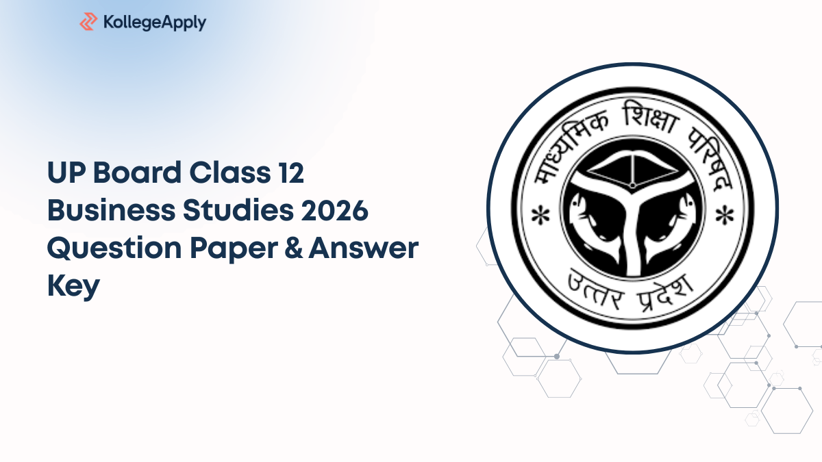 UP Board Class 12 Business Studies 2026 Question Paper & Answer Key