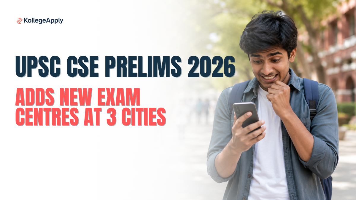 UPSC CSE Prelims 2026 Adds New Exam Centres at 3 Cities