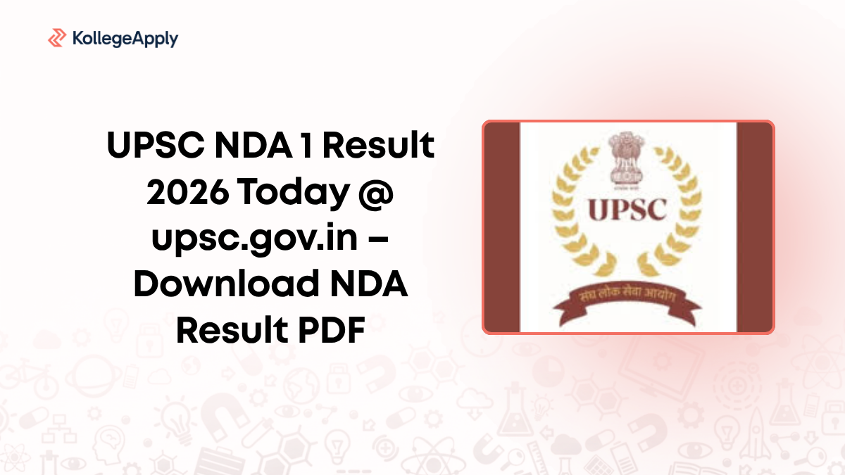 UPSC NDA 1 Result 2026 Today @ upsc.gov.in – Download NDA Result PDF