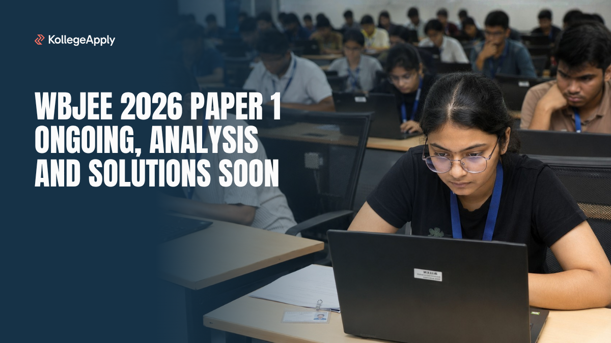 WBJEE 2026 Paper 1 Ongoing, Analysis and Solutions Soon