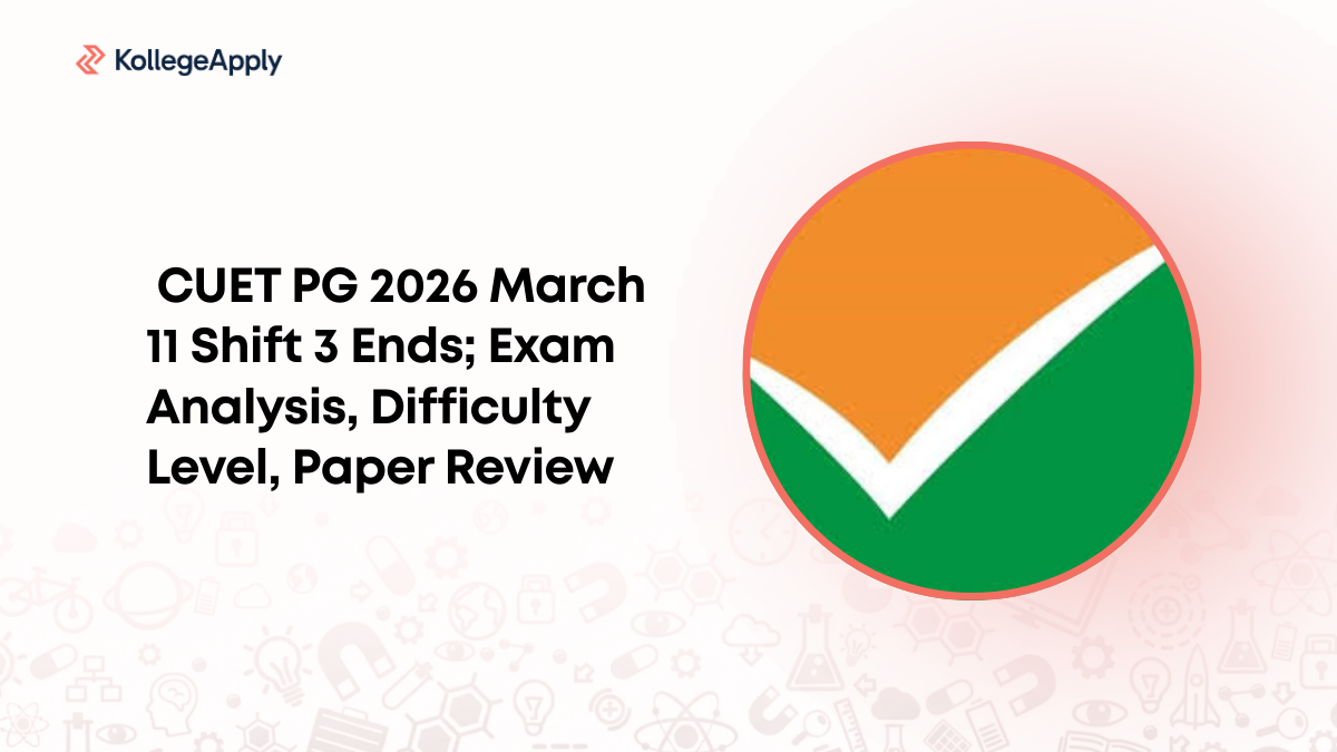 CUET PG 2026 March 11 Shift 3 Ends; Exam Analysis, Difficulty Level ...