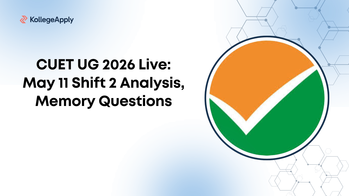 CUET UG 2026 Live: May 11 Shift 2 Analysis, Memory Questions