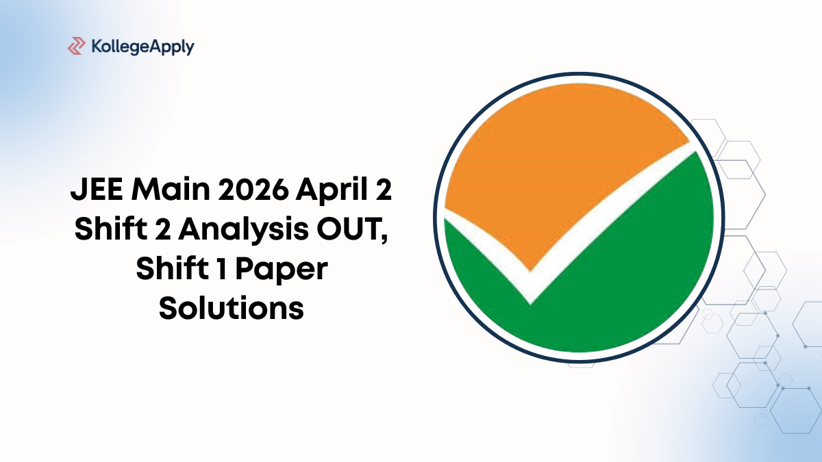 JEE Main 2026 April 2 Shift 2 Analysis OUT, Shift 1 Paper Solutions