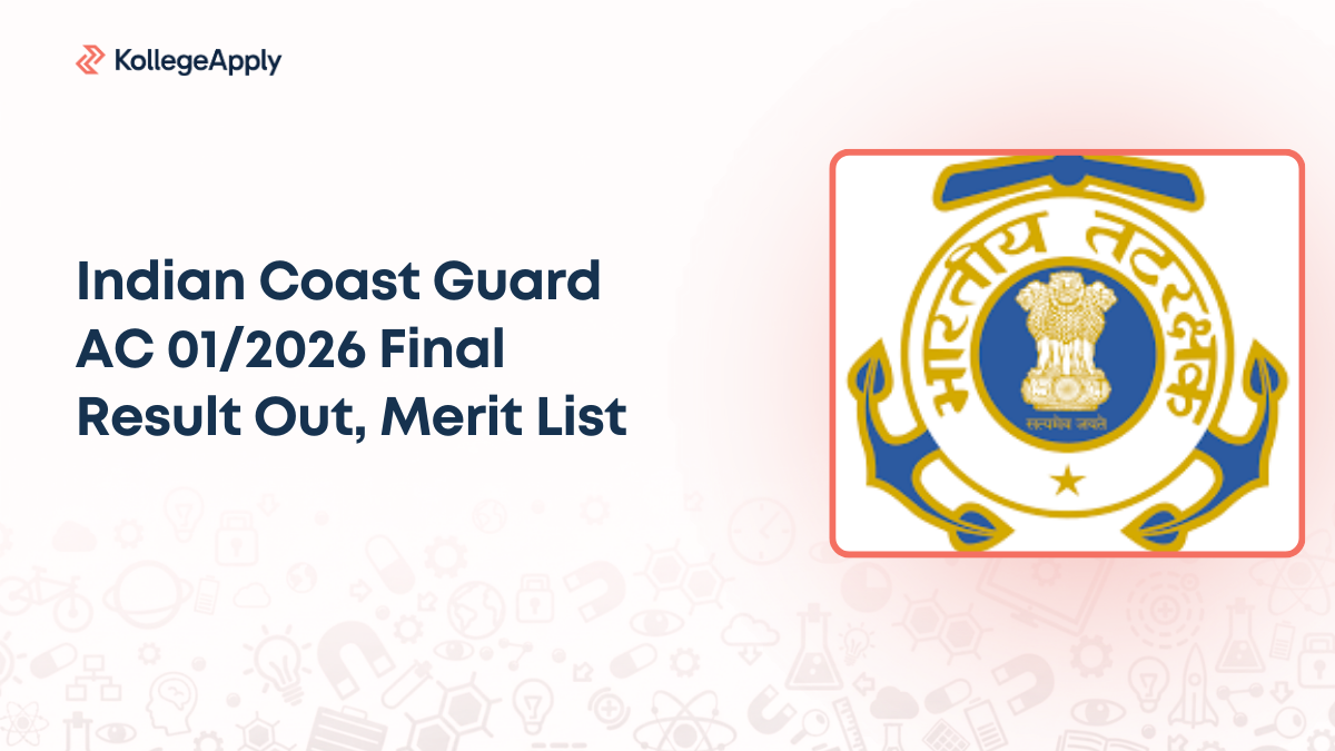 Indian Coast Guard AC 01/2026 Final Result Out, Merit List  